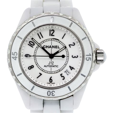 chanel j12 ladies watch white|Chanel j12 white price.